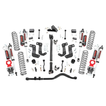 Rough Country 3.5 Inch Lift Kit - C/A Drop - FR D/S - Vertex - Jeep Wrangler JL (18-23)