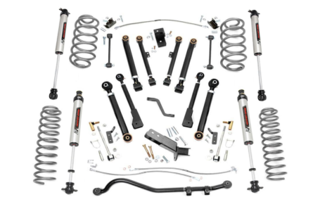 Rough Country 4 Inch Lift Kit - X-Series - V2 - Jeep Wrangler TJ 4WD (1997-2006)