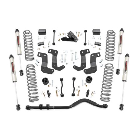 Rough Country 3.5 Inch Lift Kit - C/A Drop - Stage 1 - V2 - Jeep Wrangler JL (18-23)