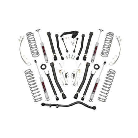 Rough Country 4 Inch Lift Kit - X-Series - Jeep Wrangler JK 2WD/4WD (2007-2018)