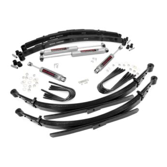 Rough Country 4 Inch Lift Kit - 52 in RR Spring - GMC C15/K15 Truck/Half-Ton Suburban (69-72)