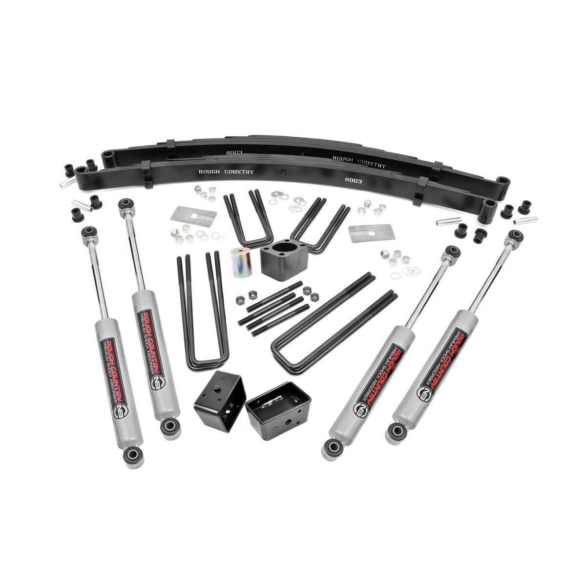 Rough Country 4 Inch Lift Kit - Rear Blocks - Dodge W100 Truck/W200 Truck (74-77)
