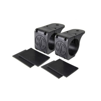 KC Hilites Bracket Set - Tube Clamp Light Mount - Rubber Adjustment Shims - 2.25 in - 2.5 in