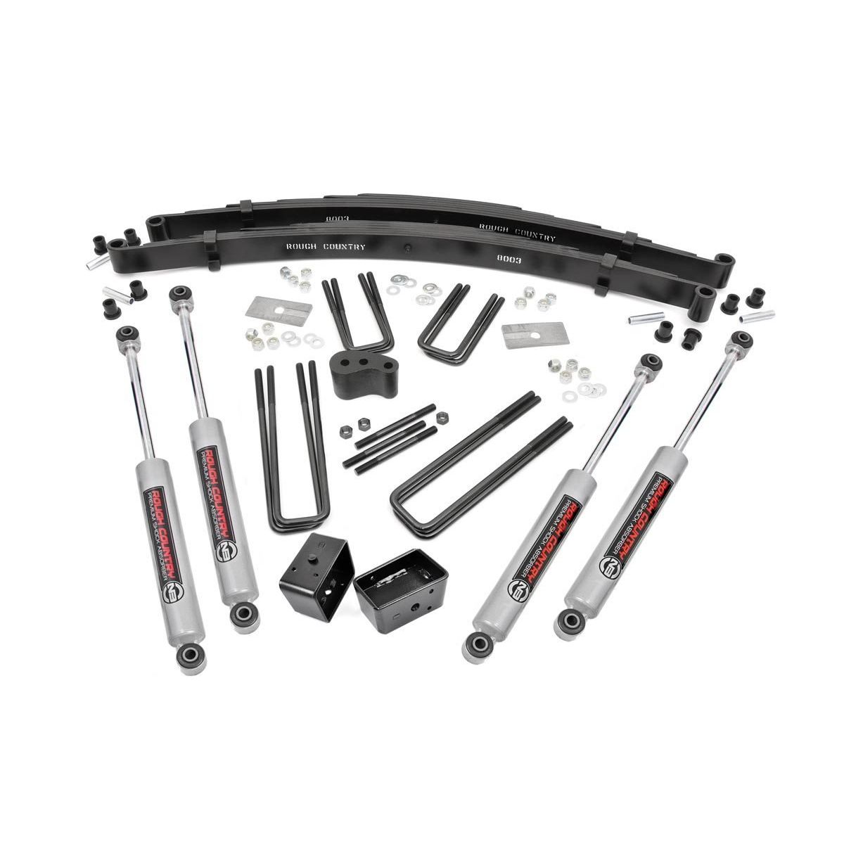 Rough Country 4 Inch Lift Kit - Rear Blocks - Dodge W100 Truck (86-89)/W200 Truck (78-80)