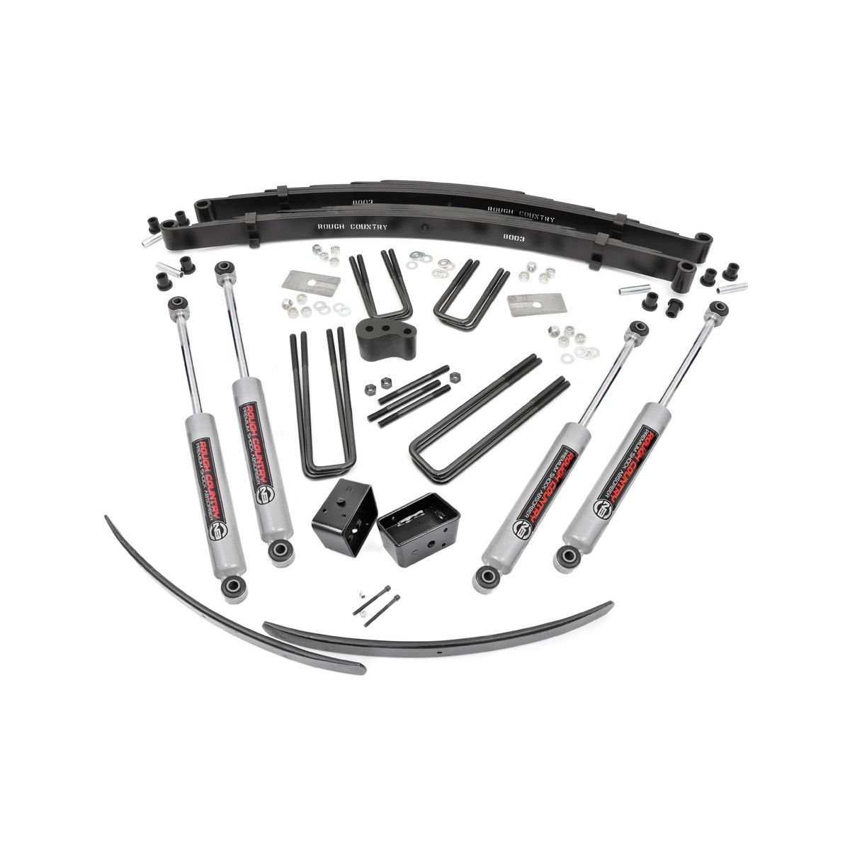 Rough Country 4 Inch Lift Kit - Rear Blocks - Dodge/Plymouth Ramcharger (78-93)/Trailduster (78-81)