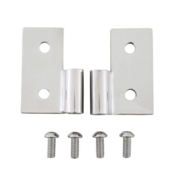 Lower Door Hinge Brackets - Stainless Steel