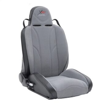 XRC Suspension Seat - Passenger Side - Black Sides/ Gray Center