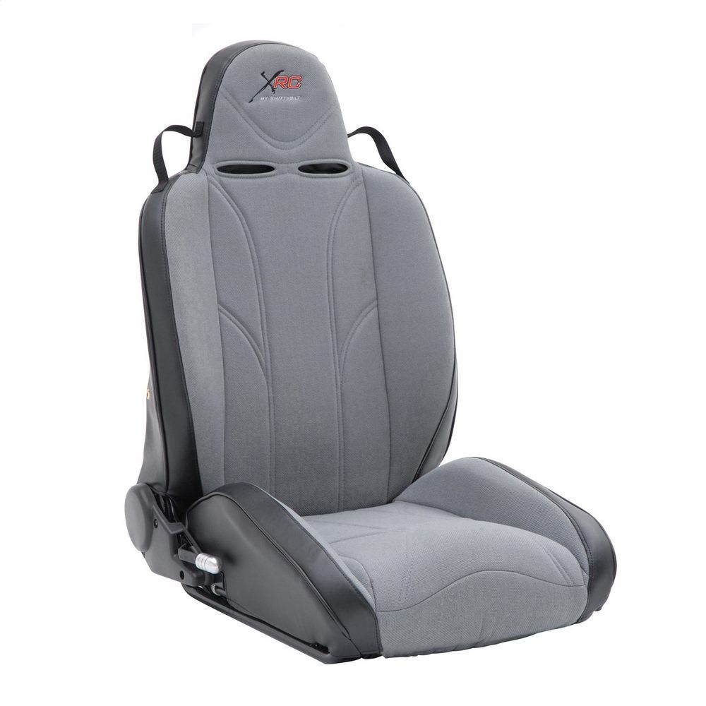 XRC Suspension Seat - Passenger Side - Black Sides/ Gray Center