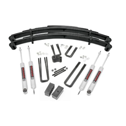 Rough Country 4 Inch Lift Kit - Lowboy - Ford F-250 4WD (1977-1979)