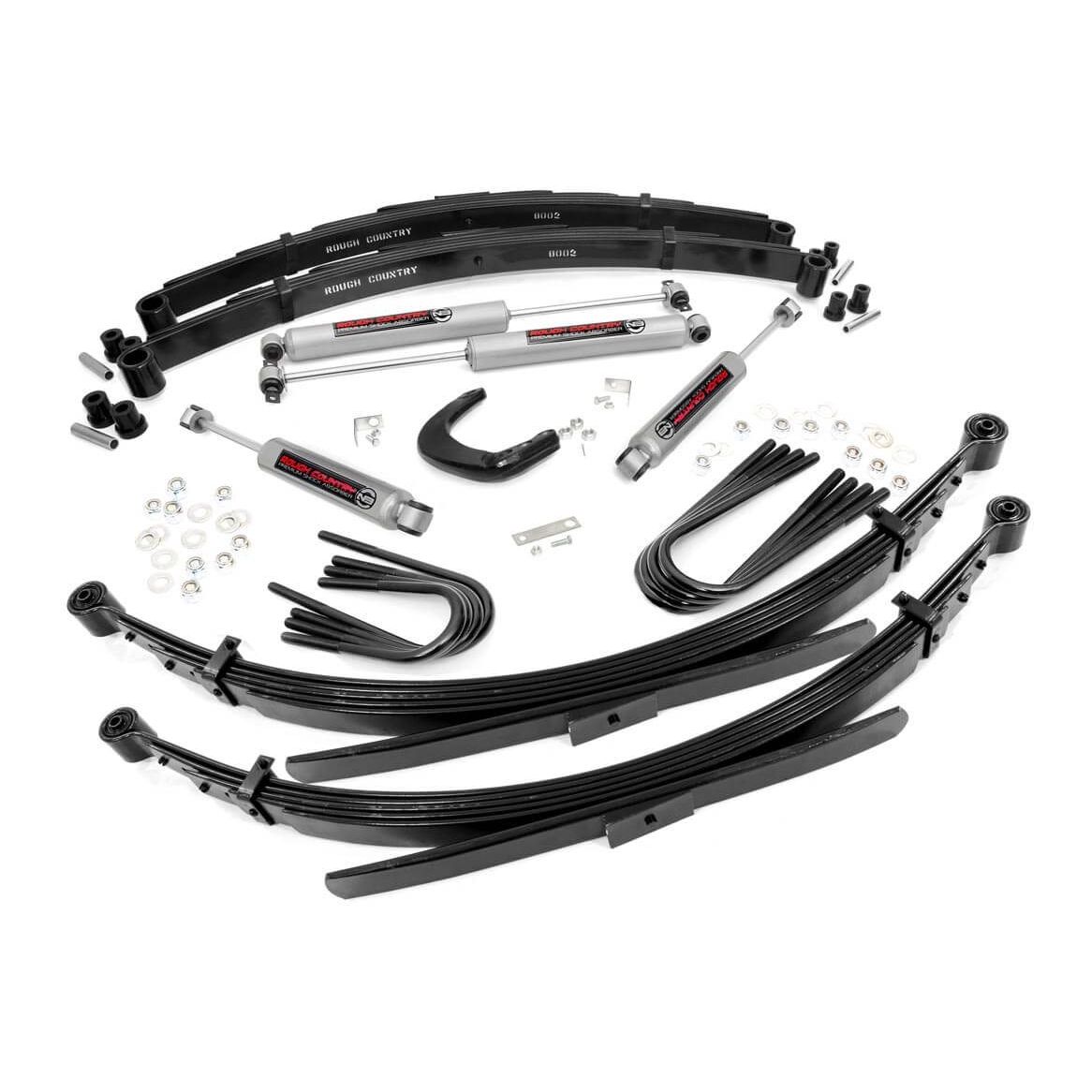 Rough Country 4 Inch Lift Kit - Chevy/GMC C10/K10 C15/K15 Truck/Half-Ton Suburban/Jimmy (77-91)