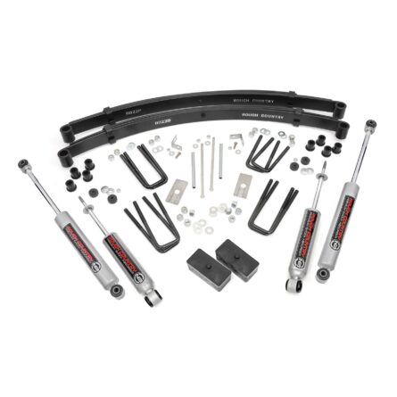 Rough Country 3 inch Lift Kit - Rear Blocks - Toyota Truck 4WD (1984-1985)