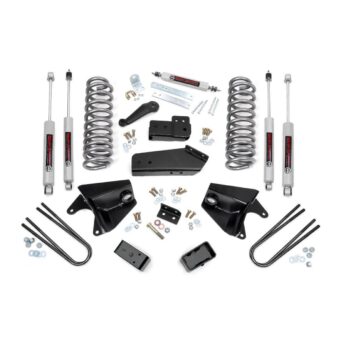 Rough Country 4 Inch Lift Kit - Rear Blocks - Ford Bronco 4WD (1980-1996)