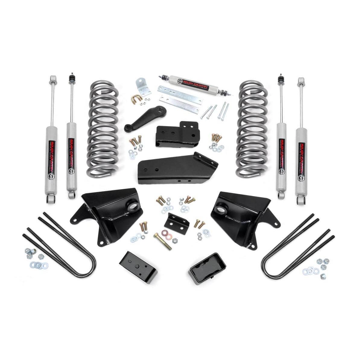 Rough Country 4 Inch Lift Kit - Rear Blocks - Ford Bronco 4WD (1980-1996)