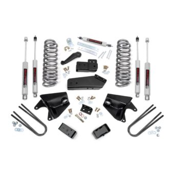 Rough Country 4 Inch Lift Kit - Rear Blocks - Ford F-150 4WD (1980-1996)