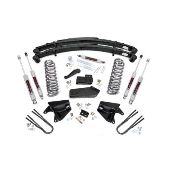 Rough Country 4 Inch Lift Kit - Rear Springs - Ford F-150 4WD (1980-1996)