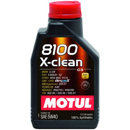 Motul 8100 X-CLEAN 5W40 12X1L