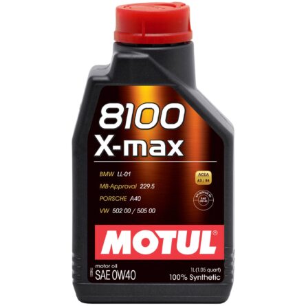 Motul 8100 X-MAX 0W40 12X1L