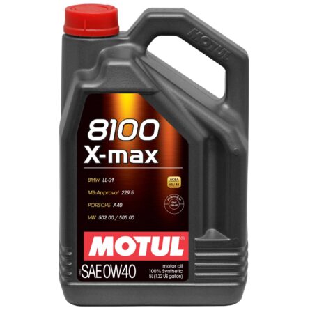 Motul 8100 X-MAX 0W40 4X5L