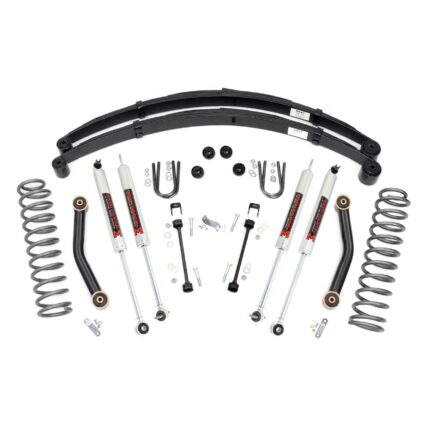 Rough Country 4.5 Inch Lift Kit - M1 - RR springs - Jeep Cherokee XJ (84-01)