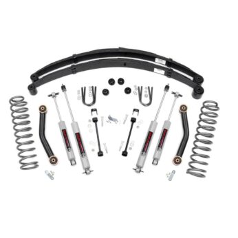 Rough Country 4.5 Inch Lift Kit - RR springs - Jeep Cherokee XJ 2WD/4WD (84-01)