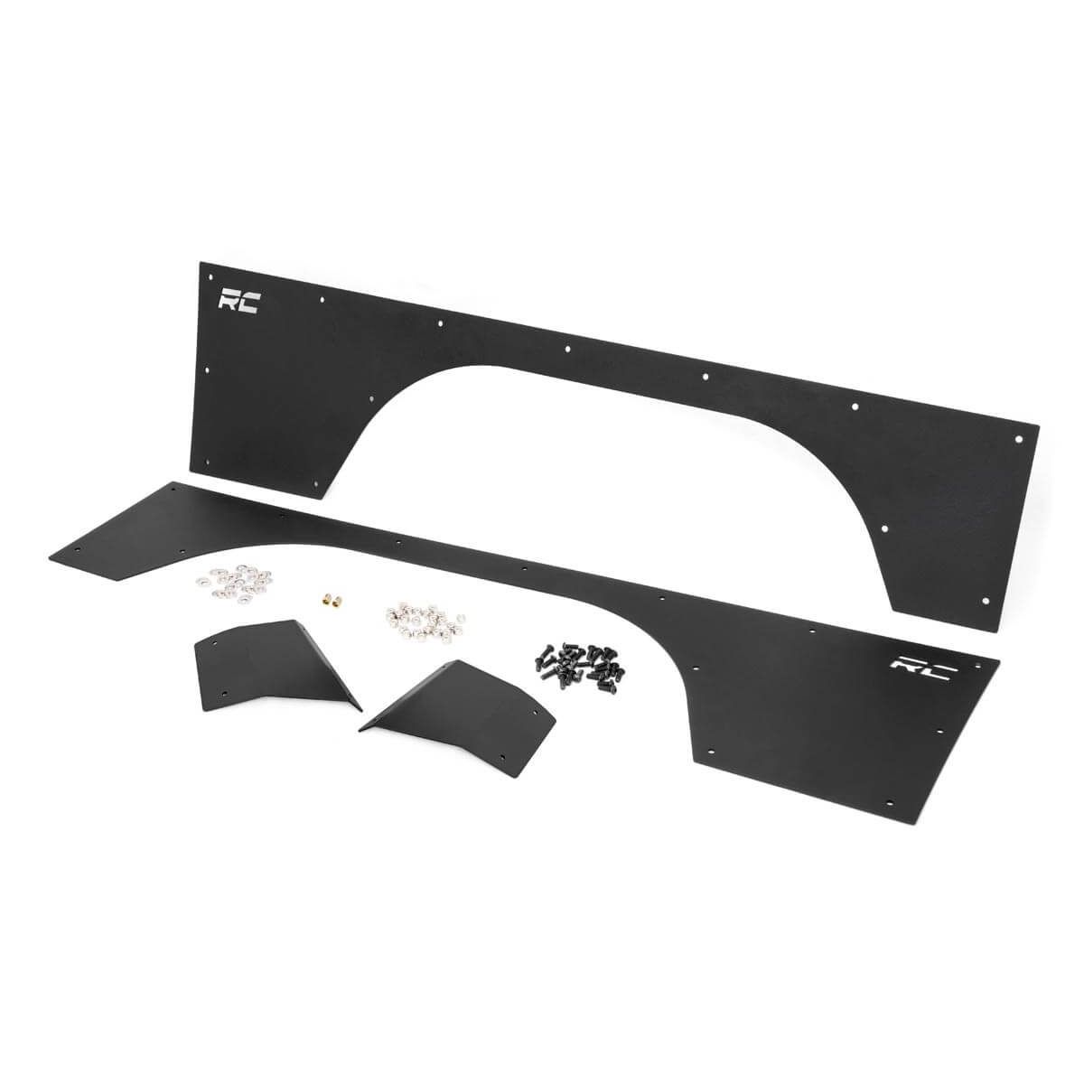 Rough Country Fender & Quarter Panel Armor - Front - Combo - Jeep Cherokee XJ (84-96)