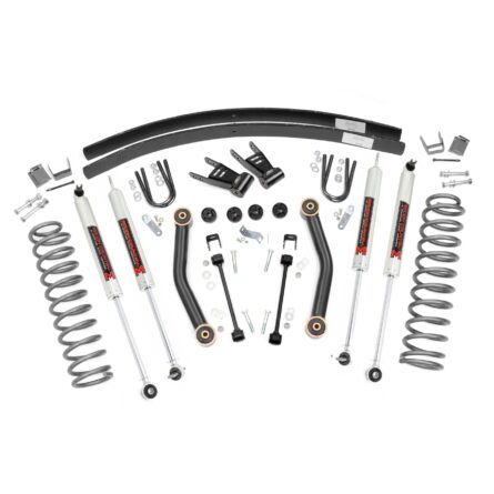 Rough Country 4.5 Inch Lift Kit - M1 - Rear AAL - Jeep Cherokee XJ 2WD/4WD (84-01)