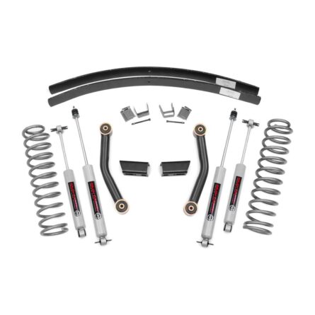 Rough Country 3 Inch Lift Kit - Series II - RR AAL - Jeep Cherokee XJ (84-01)