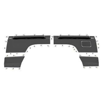 Rough Country Fender & Quarter Panel Armor - Rear - Combo - Jeep Cherokee XJ (84-96)