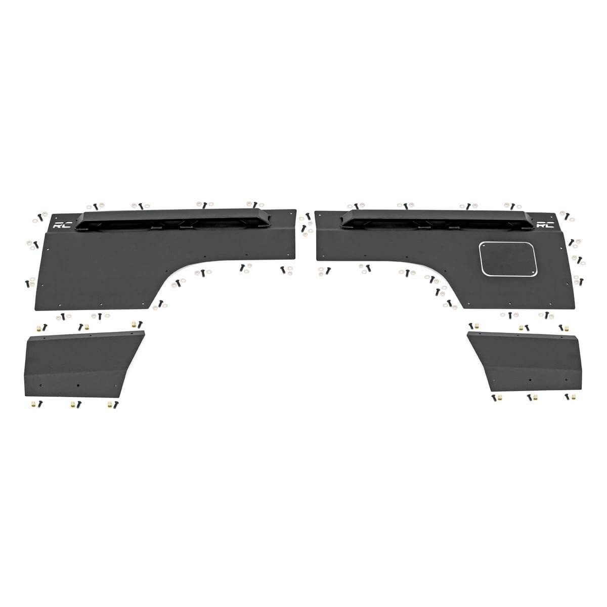 Rough Country Fender & Quarter Panel Armor - Rear - Combo - Jeep Cherokee XJ (97-01)