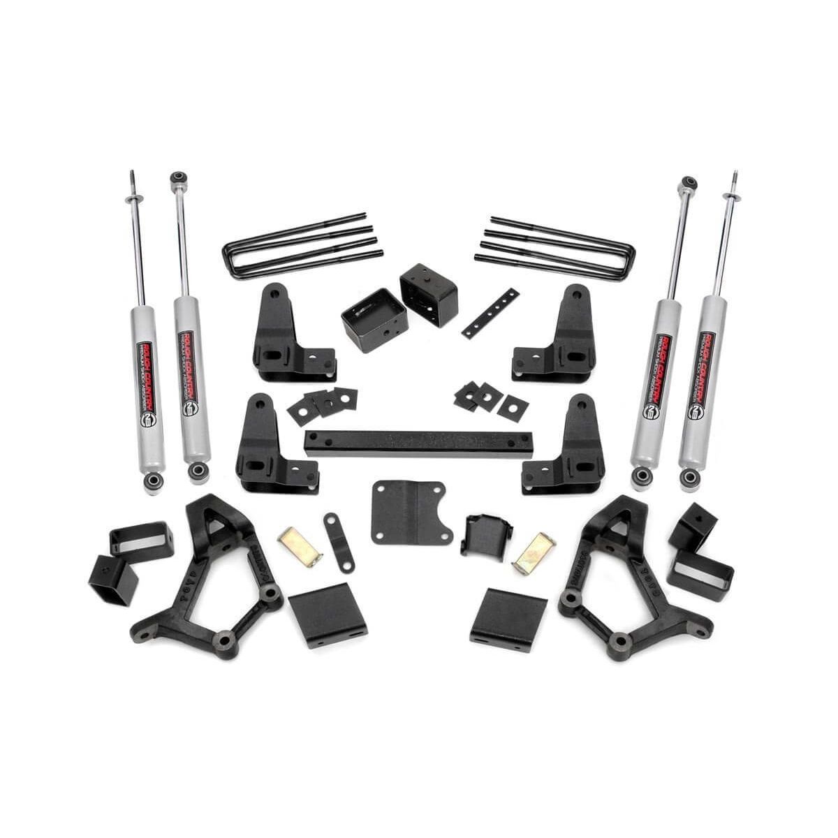 Rough Country 4-5 Inch Lift Kit - Toyota Truck Standard Cab 4WD (1989-1995)