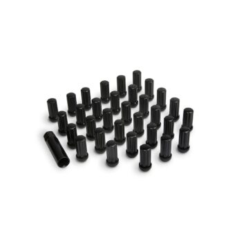 ICON ALLOYS LUG NUT KIT BLACK - 14 X 1.5 / 32 COUNT W/ KEY