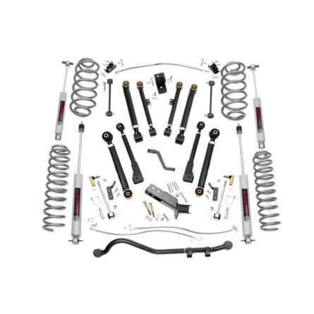 Rough Country 4 Inch Lift Kit - X-Series - Jeep Wrangler TJ 4WD (1997-2006)