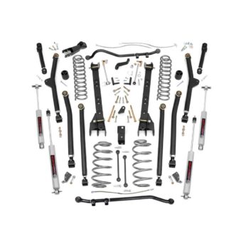 Rough Country 4 Inch Lift Kit - X-Series - Jeep Wrangler TJ 4WD (1997-2006)