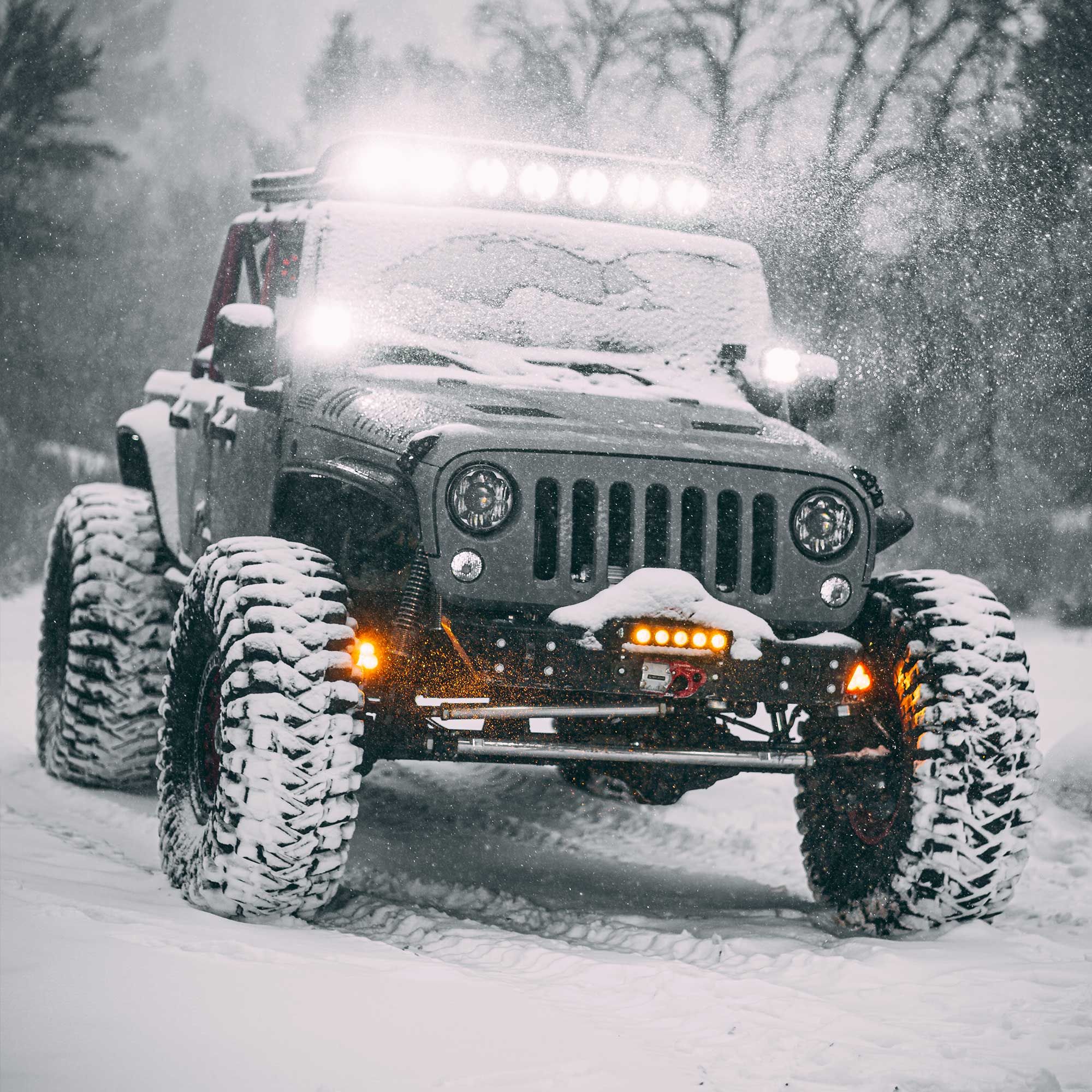 KC Hilites FLEX ERA 4 - 2-Light System - Pillar Mount - 80W Spot Beam - for 18-21 Jeep JL / JT