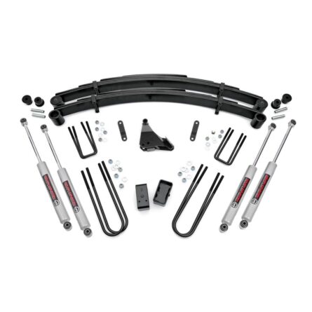 Rough Country 4 Inch Lift Kit - Rear Blocks - Ford Super Duty 4WD (1999-2004)