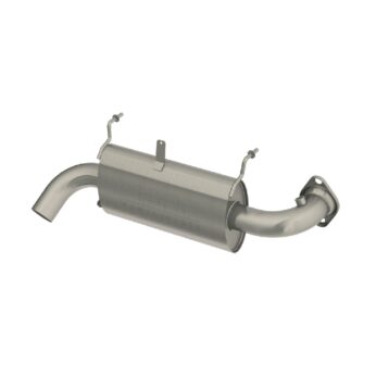 Polaris Stacked Dual Slip-on Muffler.
