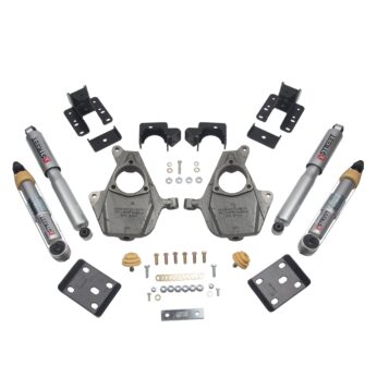 BELLTECH 1014SP LOWERING KITS  FRONT AND REAR COMPLETE KIT W/ STREET PERFORMANCE SHOCKS 2016.5-2018 CHEVROLET SILVERADO/SIERRA ALL CAB 2WD 3-4F/5-6R