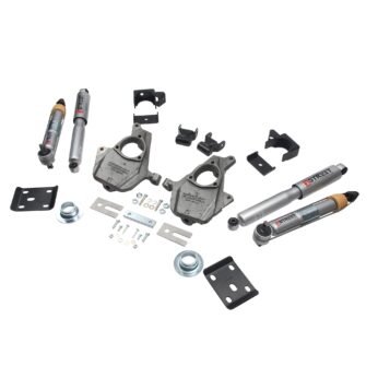 BELLTECH 1015SP LOWERING KITS  FRONT AND REAR COMPLETE KIT W/ STREET PERFORMANCE SHOCKS 2016.5-2018 CHEVROLET SILVERADO/SIERRA ALL CAB 2W 3-4F/7R