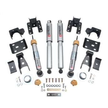 BELLTECH 1018SP LOWERING KITS  FRONT AND REAR COMPLETE KIT W/ STREET PERFORMANCE SHOCKS 2016.5-2018 CHEVROLET SILVERADO/SIERRA ALL CAB 4WD 2F/4R