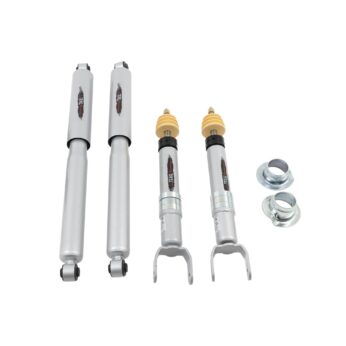 BELLTECH 1025SP LEVELING KITS 2.5 IN. COIL SPRING SPACER INC. FRONT AND REAR TRAIL PERFORMANCE STRUTS/SHOCKS 2009-2012 DODGE RAM 1500 4WD (ALL CABS) 2.5 IN.