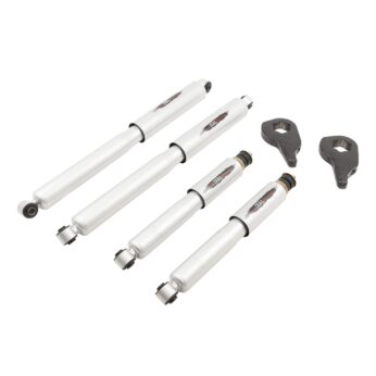 BELLTECH 1026SP LEVELING KITS 1-3 IN. ADJUSTABLE TORSION BAR KEY INC. FRONT AND REAR TRAIL PERFORMANCE SHOCKS 2002-2005 DODGE RAM 1500 4WD (ALL CABS) 1 IN.-3 IN.