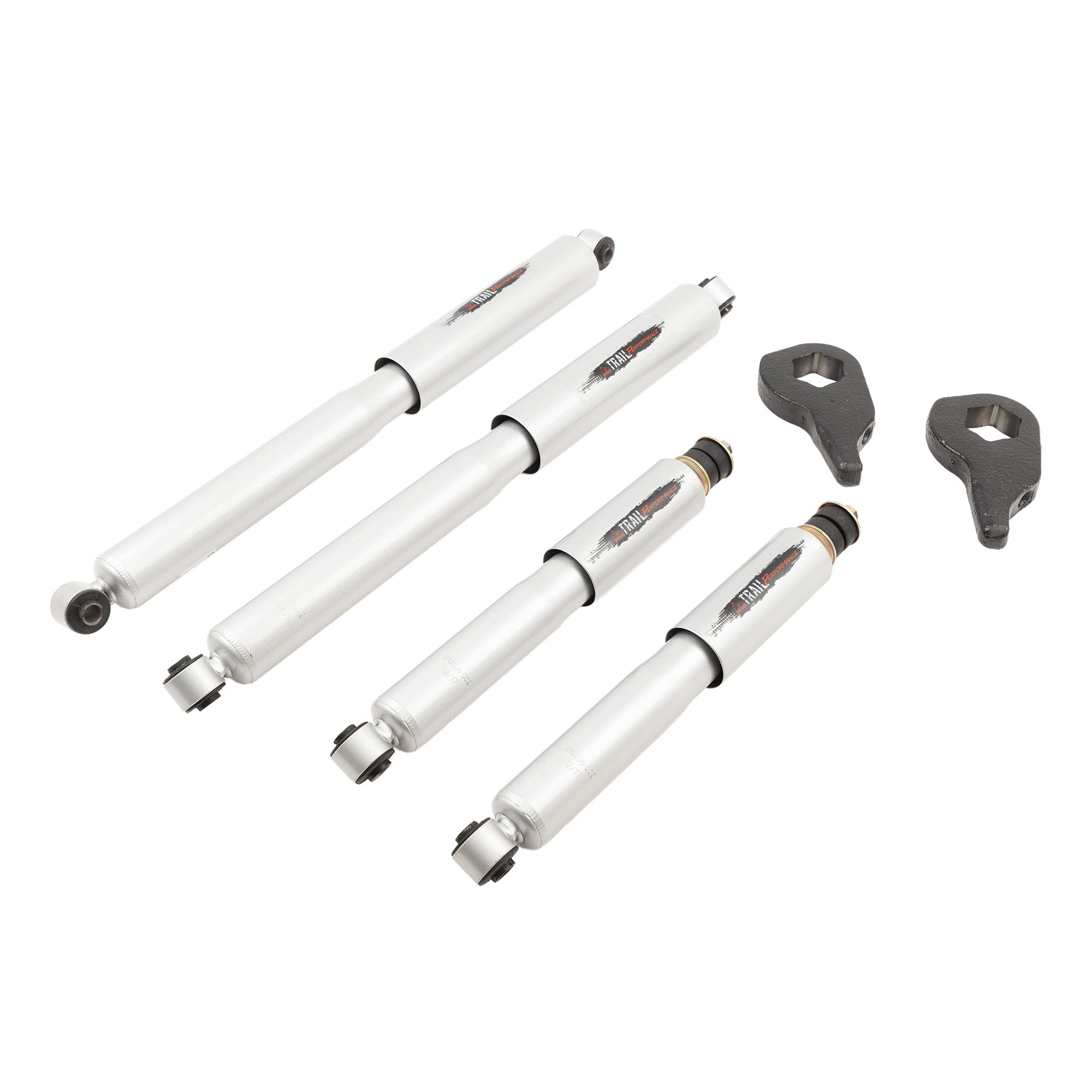 BELLTECH 1026SP LEVELING KITS 1-3 IN. ADJUSTABLE TORSION BAR KEY INC. FRONT AND REAR TRAIL PERFORMANCE SHOCKS 2002-2005 DODGE RAM 1500 4WD (ALL CABS) 1 IN.-3 IN.