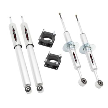 BELLTECH 1030SP LEVELING KITS 2.5 IN. COIL SPRING SPACER INC. FRONT AND REAR TRAIL PERFORMANCE STRUTS/SHOCKS 2007-2019 TOYOTA TUNDRA 2WD/4WD (ALL CABS) 2.5 IN.