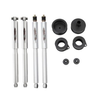 BELLTECH 1033SP LEVELING KITS 2.5 IN. COIL SPRING SPACER INC. FRONT AND REAR TRAIL PERFORMANCE STRUTS/SHOCKS 2007-2017 JK WRANGLER 2.5 IN.