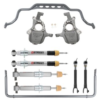 BELLTECH 1034SPS LOWERING KIT FRONT AND REAR COMPLETE KIT W/ STREET PERFORMANCE STRUTS 2021+ GM SUBURBAN / YUKON XL 2WD/4WD LONG WHEELBASE