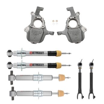 BELLTECH 1034SP LOWERING KIT FRONT AND REAR COMPLETE KIT W/ STREET PERFORMANCE STRUTS 2021+ GM SUBURBAN / YUKON XL 2WD/4WD LONG WHEELBASE