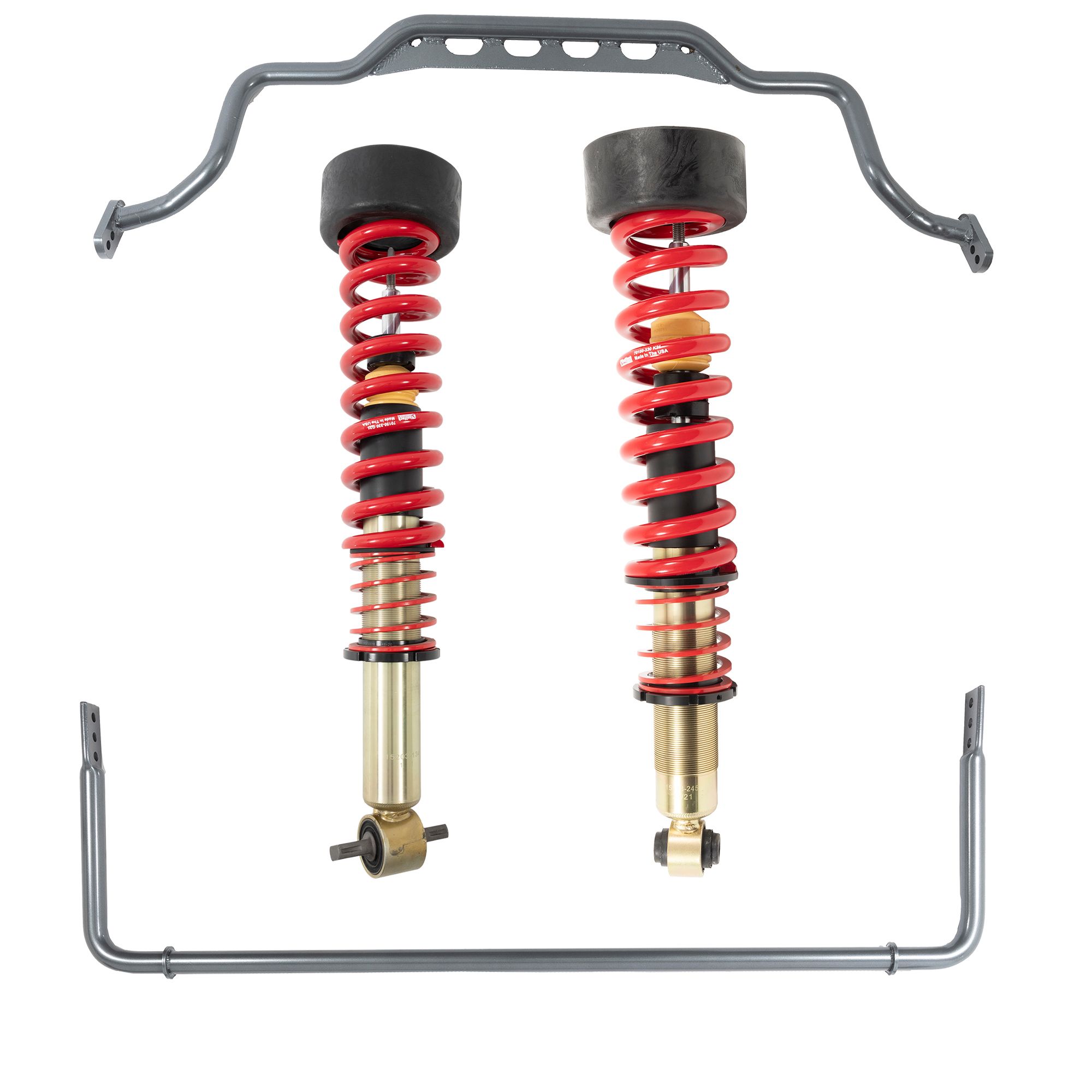 BELLTECH 1035HK PERF HANDLING KIT COMPLETE KIT INC. HEIGHT ADJUSTABLE FRONT COILOVERS & ANTI-SWAYBAR SET 2021+ GM SUBURBAN / YUKON XL 2WD/4WD LONG WHEELBASE
