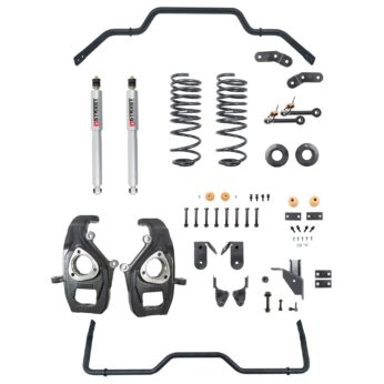 BELLTECH 1060SPS LOWERING KIT FRONT AND REAR COMPLETE KIT W/ STREET PERFORMANCE SHOCKS 2019+ RAM 1500 2WD/4WD 2IN. FRONT / 3-4IN. REAR
