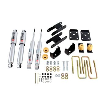 BELLTECH 1100SP LOWERING KIT 2018-2021 CHEVROLET COLORADO/CANYON (EXT/CREW CAB SHORT BED) 0 IN.-3 IN. F/ 4 IN. R W/ STREET PERFORMANCE SHOCKS