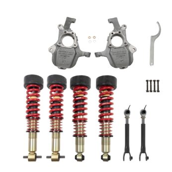 BELLTECH 1104SPC PERF COILOVER KIT COMPLETE KIT INC. FRONT AND REAR HEIGHT ADJUSTABLE COILOVERS 2021+ GM TAHOE / YUKON 2WD/4WD SHORT WHEEBASE
